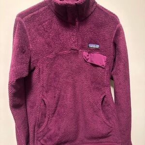 Patagonia Women’s Re-Tool Snap 1/4 pullover, eggplant, medium